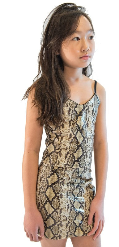 KIDS SNAKE SKIN SKIRT