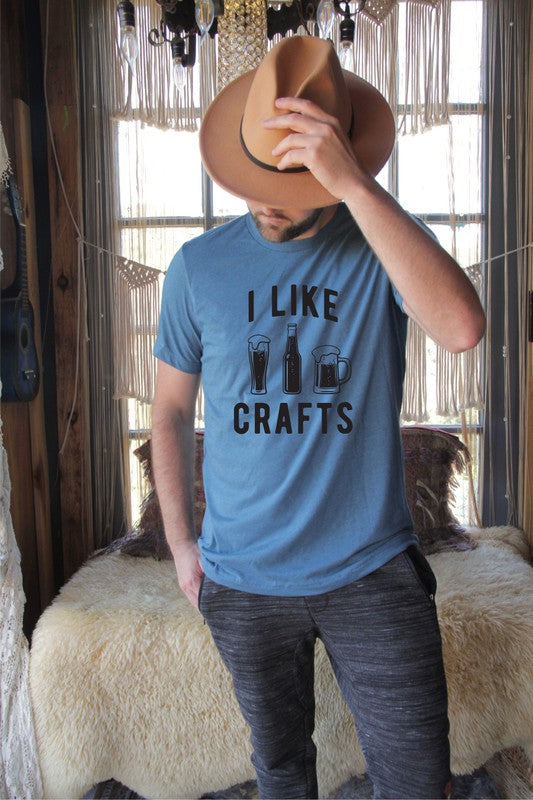 I Like Crafts Beer Crew Neck Softstyle Tee