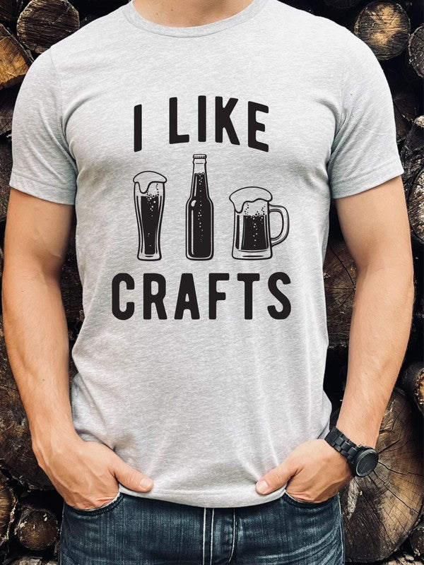 I Like Crafts Beer Crew Neck Softstyle Tee