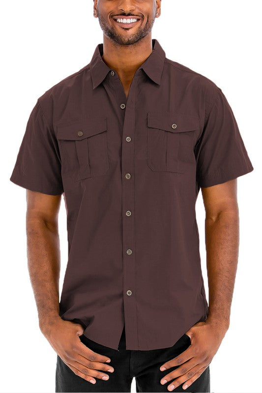 Weiv Two Chest Pocket Button Down Shirt