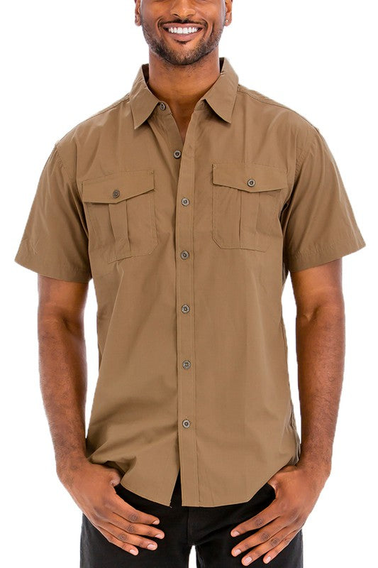 Weiv Two Chest Pocket Button Down Shirt