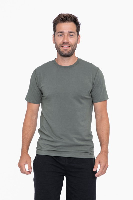 Pima Cotton Blend Short Sleeve Tee