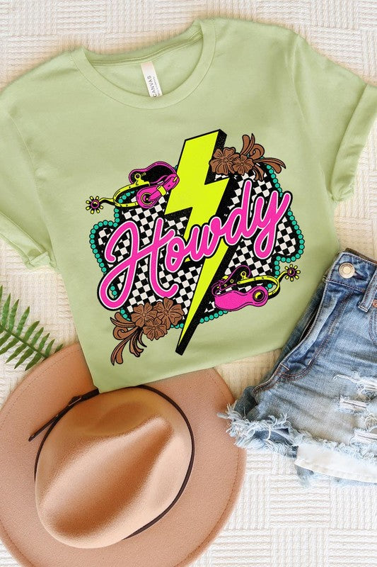 Howdy Thunder Western Graphic T Shirts