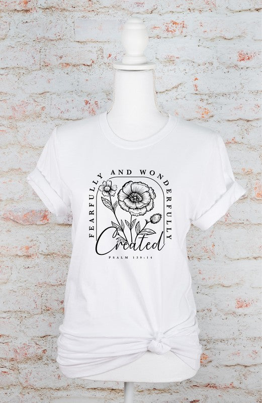 Fearfully and Wonderfully Created Graphic Tee