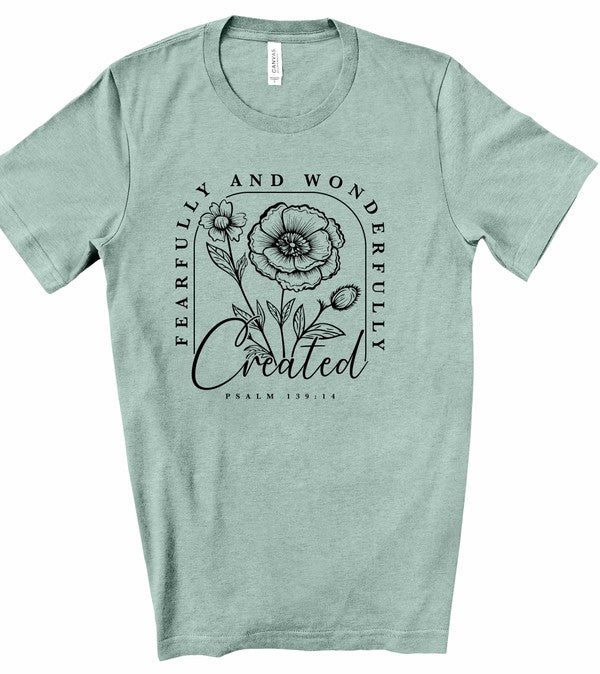 Fearfully and Wonderfully Created Graphic Tee