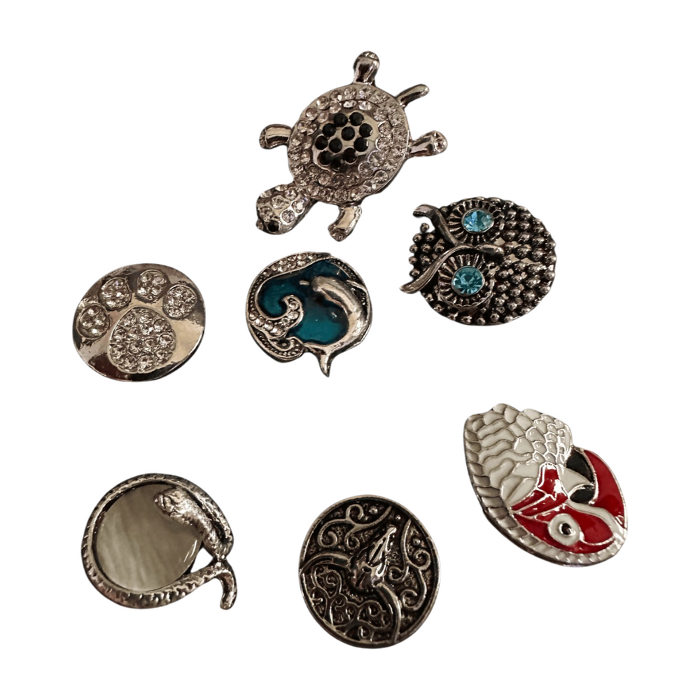 AlleBee's Animal Buttons Snaps
