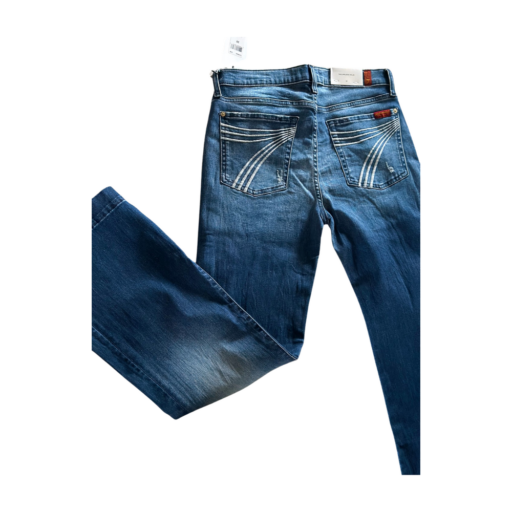 7FAM Dojo Tailorless Jeans In Lake Blue - Style #7U15S44A