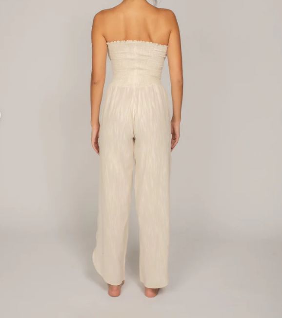 Peixoto Harriet Beige Jumpsuit