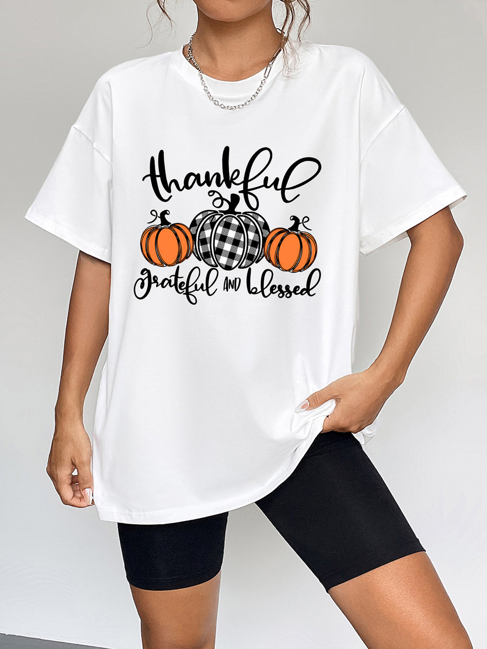 THANKFUL & BLESSED Graphic T-Shirt