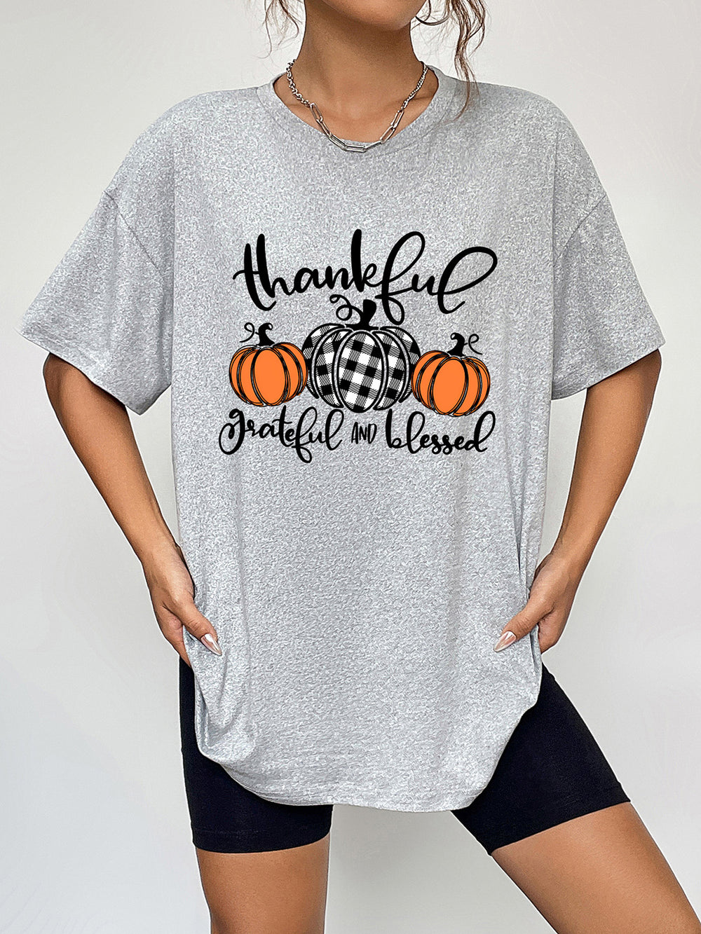 THANKFUL & BLESSED Graphic T-Shirt